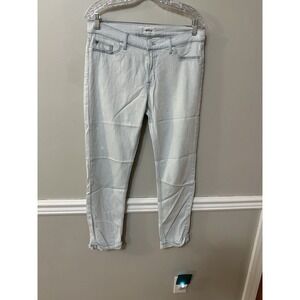 Hudson Tally Midrise Skinny Crop Women's Size 30 Blue Denim Jeans‎ 5-Pocket